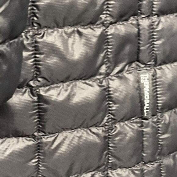 The North Face Women ThermoBall™ Eco Hooded Long Jacket Size Small Black Quilted - Picture 7 of 13